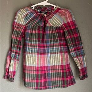 Kids Chaps Multicolor Plaid Long Sleeve Shirt